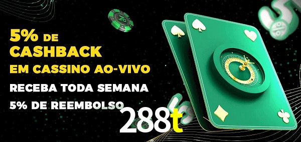 Promoções do cassino ao Vivo 288t